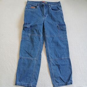 empyre ♡ baggy skater grunge punk y2k jeans vinyage cargo utility gorpcore 34
